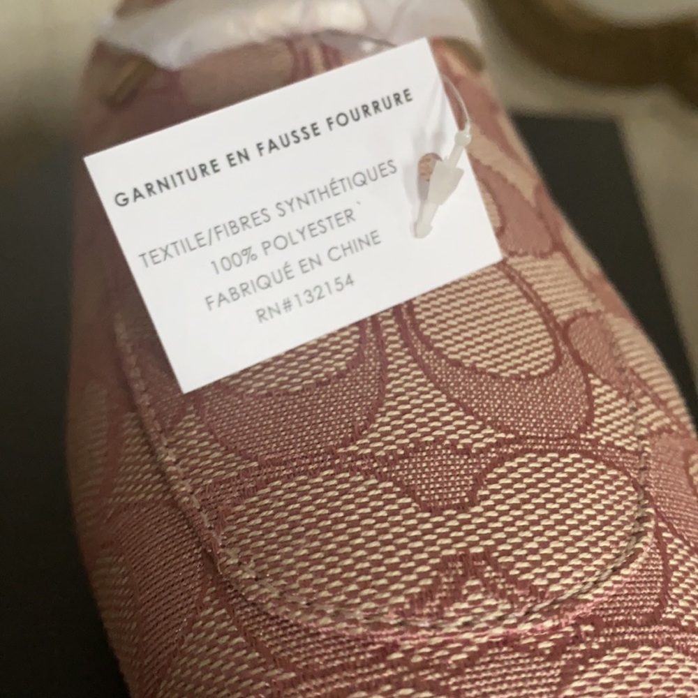 Coach Sienna Slide Flats Shoes Pink Size 9.5 - Picture 4 of 6